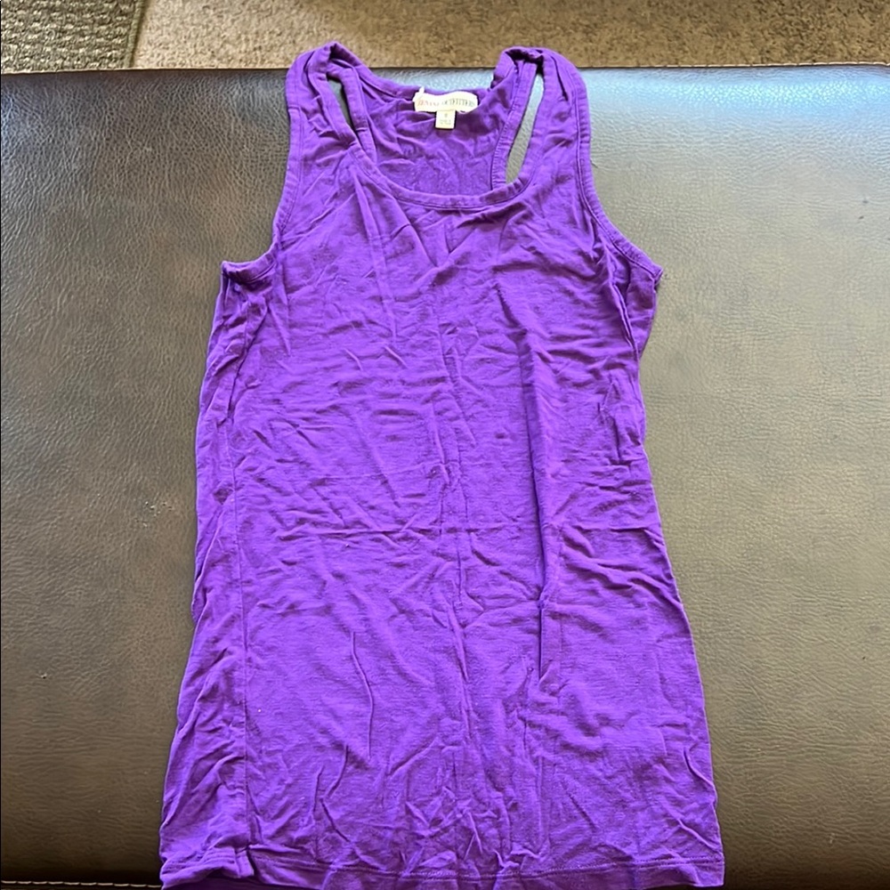 Purple Racerback Tank, Size S